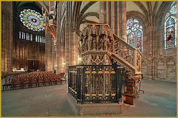 Strasbourg : Cathédrale Notre-Dame (Le chien de Geiler)