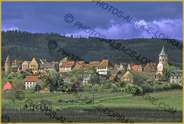 Photo de Zellenberg sous un ciel d