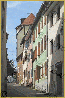 Photo de la rue des Trois Rois un matin d